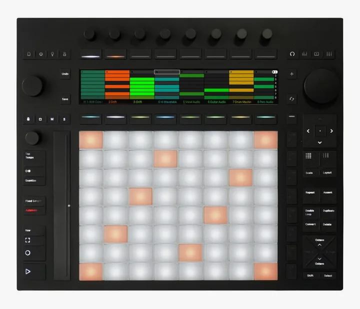 Ableton Push 3 - Live Standard Bundle, etupaneeli säätimineen, kuva 3