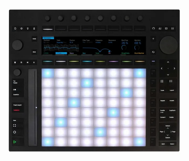 Ableton Push 3 - Live Suite Bundle, tasomittarit ja merkkivalot, kuva 2