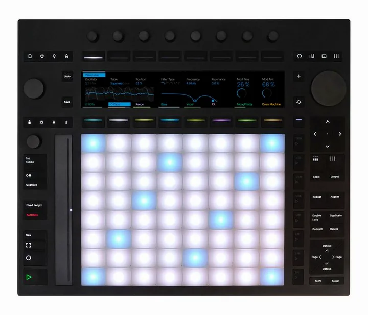 Ableton Push 3 Standalone, liitännät takana, kuva 2