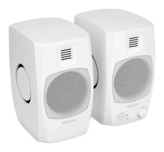 ADAM Audio D3V White, takapaneeli liitäntöineen, kuva 3
