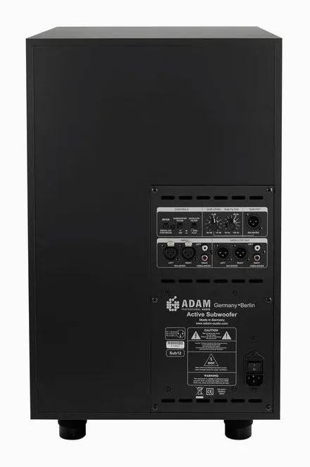 ADAM Audio Sub12, logo ja pinta, kuva 4