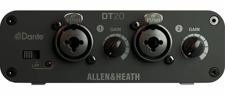 Allen & Heath DT20, liitännät takana, kuva 2