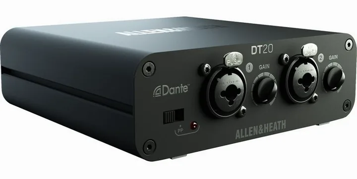 Allen & Heath DT20, kotelo sivusta kuvattuna, kuva 3