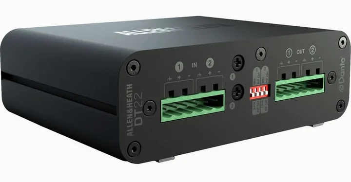 Allen & Heath DT22, kotelo sivusta kuvattuna, kuva 3