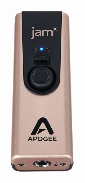 Apogee Jam X, tasomittarit ja merkkivalot, kuva 2