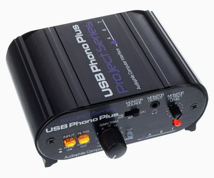 ART USB Phono Plus PS, kotelo sivusta kuvattuna, kuva 3