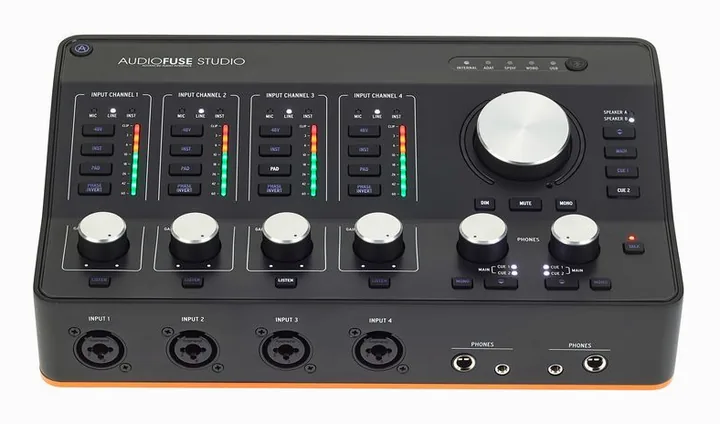 Arturia AudioFuse Studio, tulot etupuolella, kuva 2