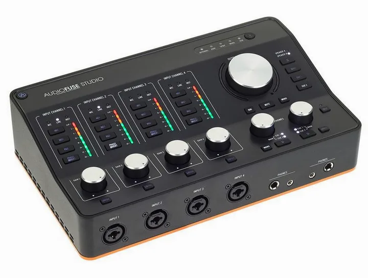 Arturia AudioFuse Studio, laitteen yläpinta, kuva 3