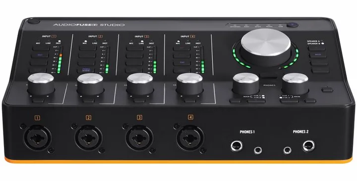 Arturia AudioFuse Studio Rev2, laitteen yläpinta, kuva 2
