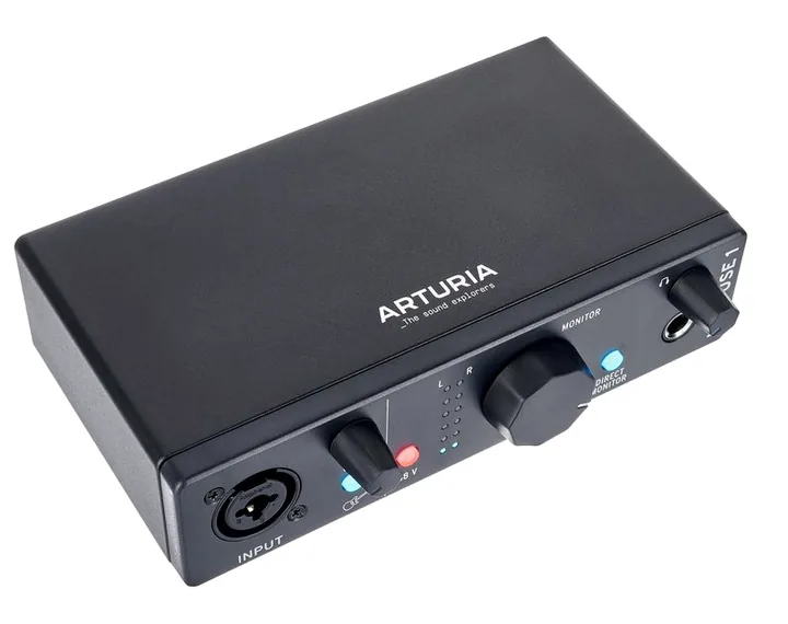 Arturia MiniFuse 1 Black, laitteen yläpinta, kuva 3