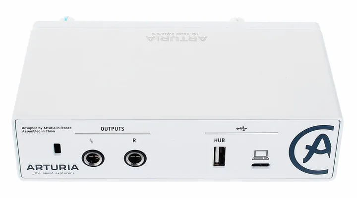 Arturia MiniFuse 1 White, tasomittarit ja merkkivalot, kuva 4