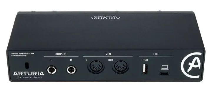 Arturia MiniFuse 2 Black, tulot etupuolella, kuva 4