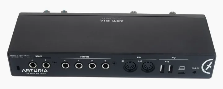 Arturia MiniFuse 4 Black, tasomittarit ja merkkivalot, kuva 4