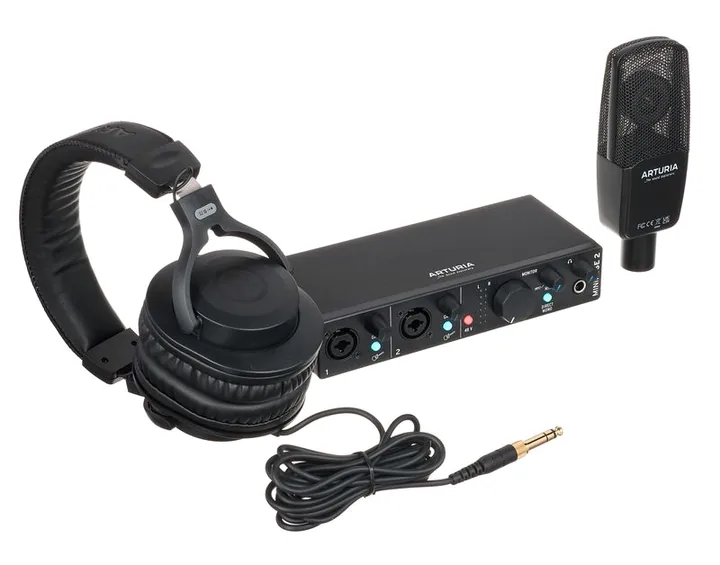 Arturia MiniFuse Recording Pack Black, laitteen yläpinta, kuva 3