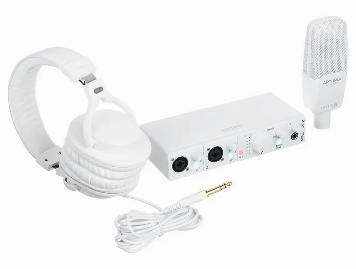 Arturia MiniFuse Recording Pack White, tulot etupuolella, kuva 3
