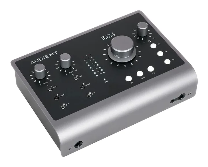 Audient iD24, laitteen yläpinta, kuva 3