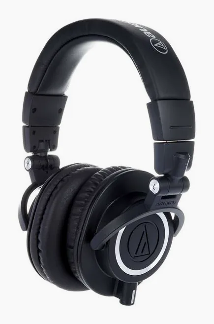 Audio-Technica ATH-M50X, otsapanta ylhäältä kuvattuna, kuva 3