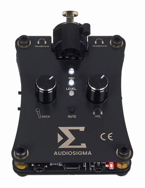 Audiosigma MikeHero DSP, laitteen yläpinta, kuva 2