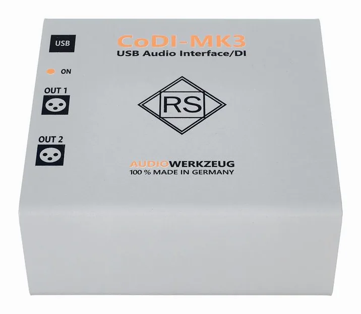 Audiowerkzeug CoDi MK3, liitännät takana, kuva 2