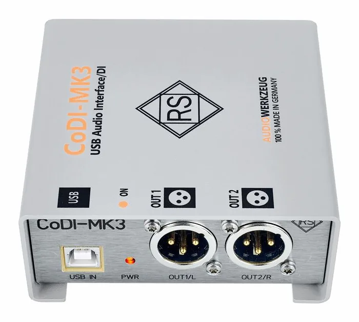 Audiowerkzeug CoDi MK3, etupaneeli säätimineen, kuva 4