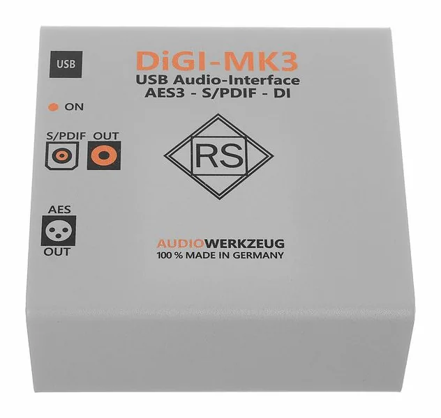 Audiowerkzeug DiGI MK3, etupaneeli säätimineen, kuva 2