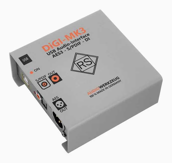 Audiowerkzeug DiGI MK3, tulot etupuolella, kuva 3