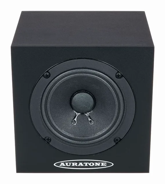 Auratone 5C Active Sound Cube Single Bk, logo ja pinta, kuva 2