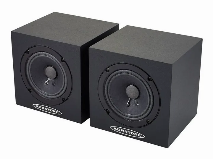 Auratone 5C Super Sound Amp Set Black, takapaneeli liitäntöineen, kuva 2