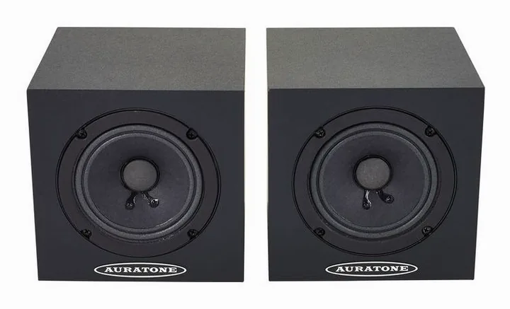 Auratone 5C Super Sound Black, takapaneeli liitäntöineen, kuva 2