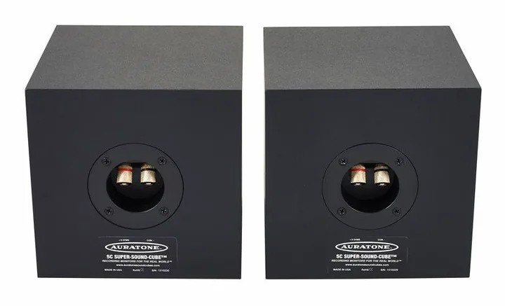 Auratone 5C Super Sound Black, takapaneelin säätimet, kuva 4