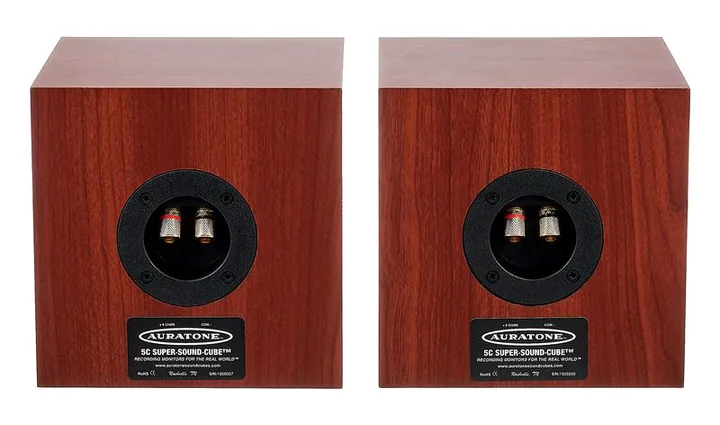 Auratone 5C Super Sound Cube Classic, takapaneeli liitäntöineen, kuva 4