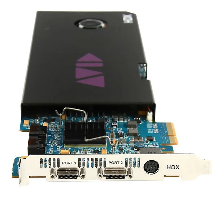 Avid HDX PCIe Card only, tasomittarit ja merkkivalot, kuva 2