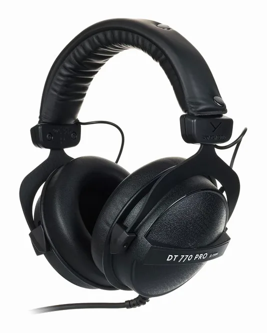 beyerdynamic DT-770 Pro 32 Ohm, johdon liitäntä kupissa, kuva 3