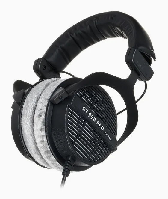 beyerdynamic DT-990 Pro 250 Ohm, otsapanta ylhäältä kuvattuna, kuva 4