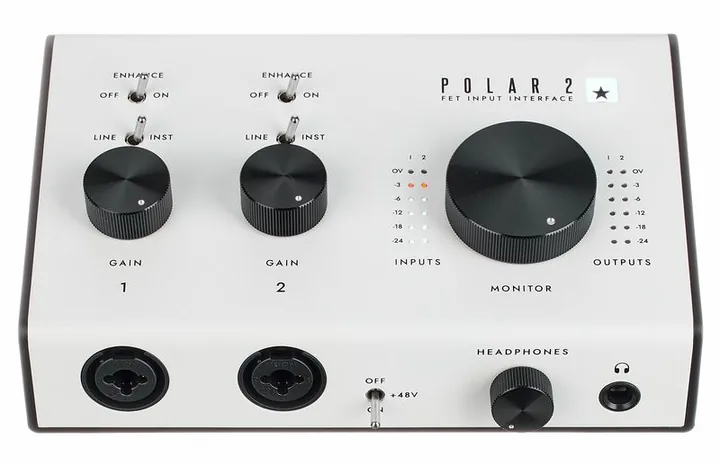 Blackstar Polar 2 WT, tasomittarit ja merkkivalot, kuva 2