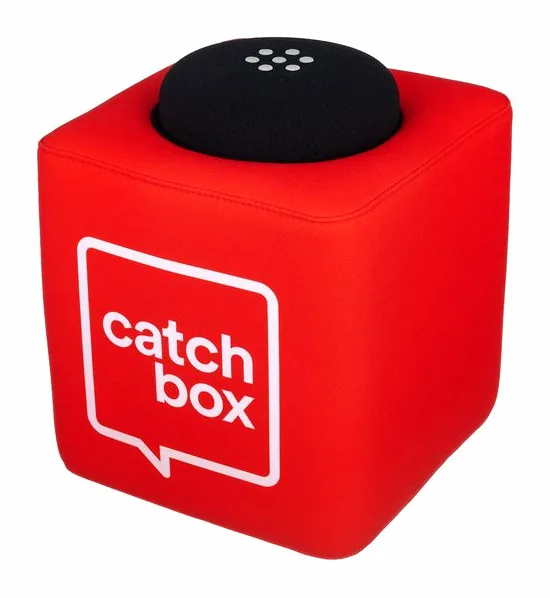 Catchbox Beltpack Module Red läheltä edestä