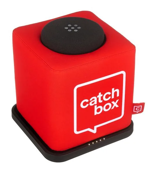 Catchbox Plus Transmitter Cube Red, ritilä edestä, kuva 3