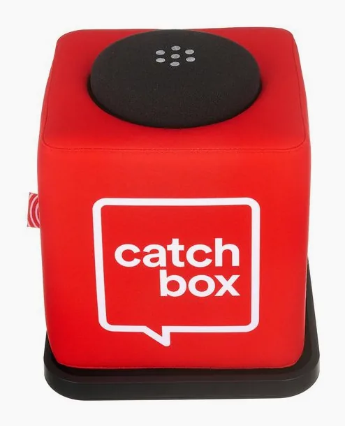 Catchbox Plus Transmitter Cube Red, logo ja pinta, kuva 4