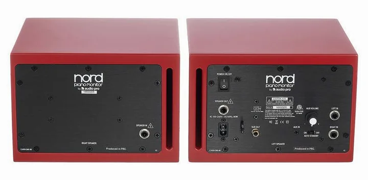 Clavia Nord Piano Monitor V2, kotelo sivusta kuvattuna, kuva 4