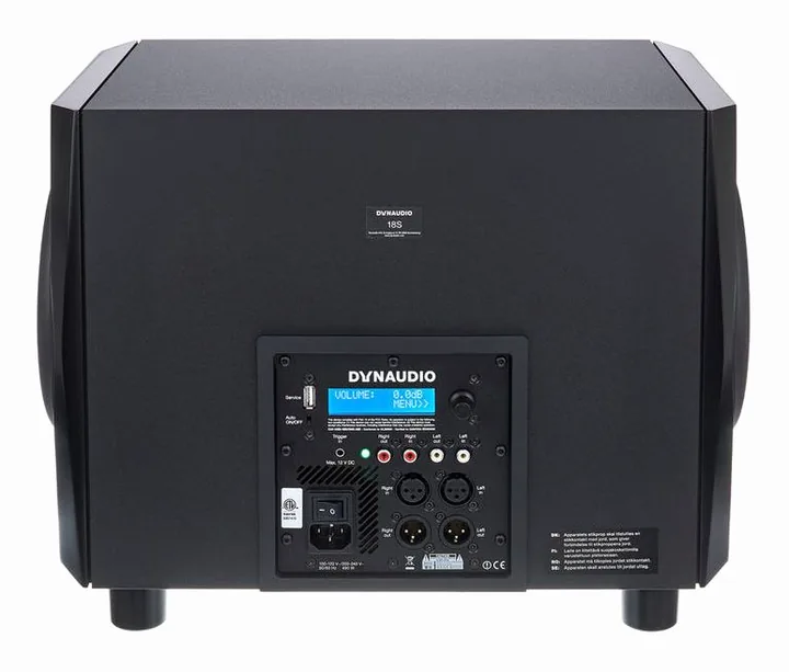 Dynaudio 18S, bassorefleksiaukko, kuva 4