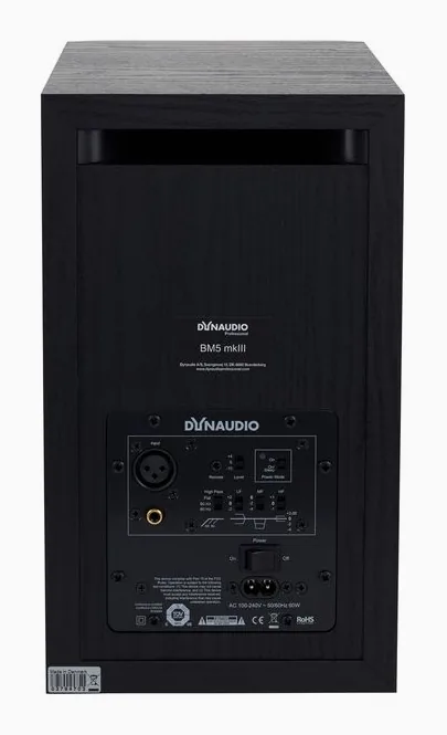 Dynaudio BM5 MKIII ARC Studio Bundle, takapaneelin säätimet, kuva 4