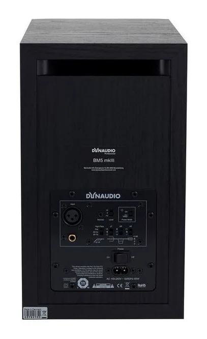 Dynaudio BM5 MKIII, takapaneelin säätimet, kuva 4