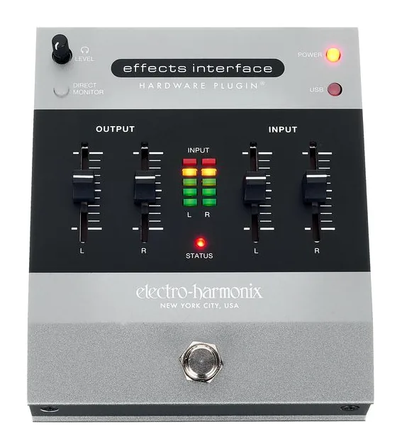 Electro Harmonix Effects Interface Hardw.PlugIn, tasomittarit ja merkkivalot, kuva 2