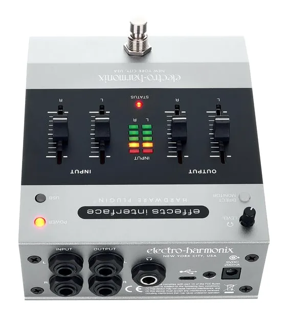 Electro Harmonix Effects Interface Hardw.PlugIn, tulot etupuolella, kuva 4