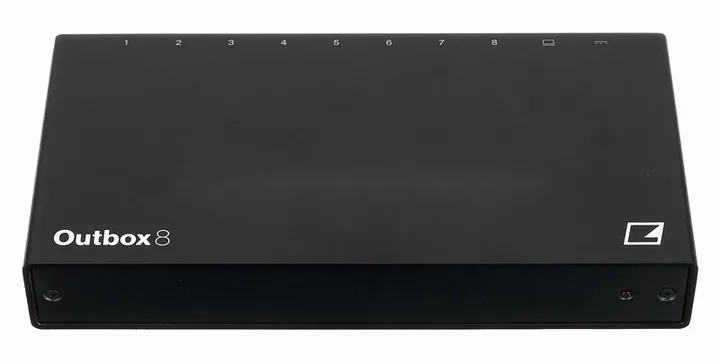 Elektron Outbox 8, etupaneeli säätimineen, kuva 2