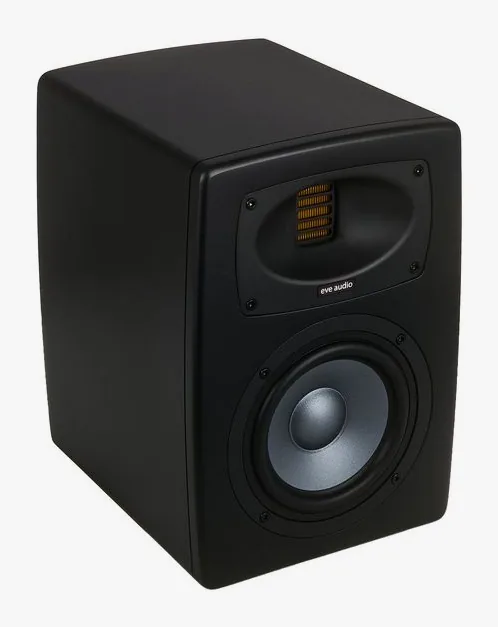 EVE Audio EXO 25, etupaneeli bassoelementteineen, kuva 3