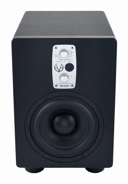 EVE Audio TS107, takapaneelin säätimet, kuva 2