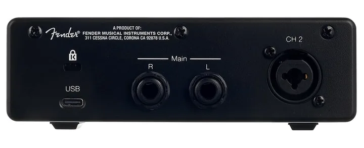 Fender Studio Quantum Creator Bundle, kotelo sivusta kuvattuna, kuva 4