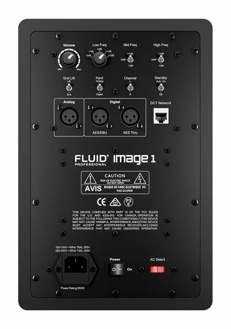 Fluid Audio Image 1, kotelo sivusta kuvattuna, kuva 3