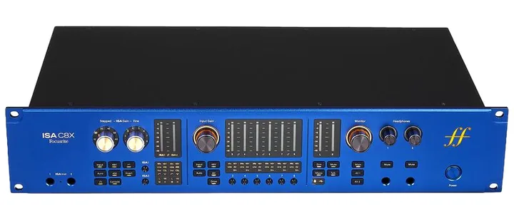 Focusrite ISA C8X Sonnox ISA Elite, laitteen yläpinta, kuva 3